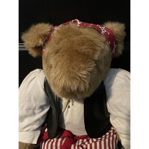 Vintage Rare Authentic Vermont Pirate Sailor Teddy Bear Jointed - Picture 4 of 7